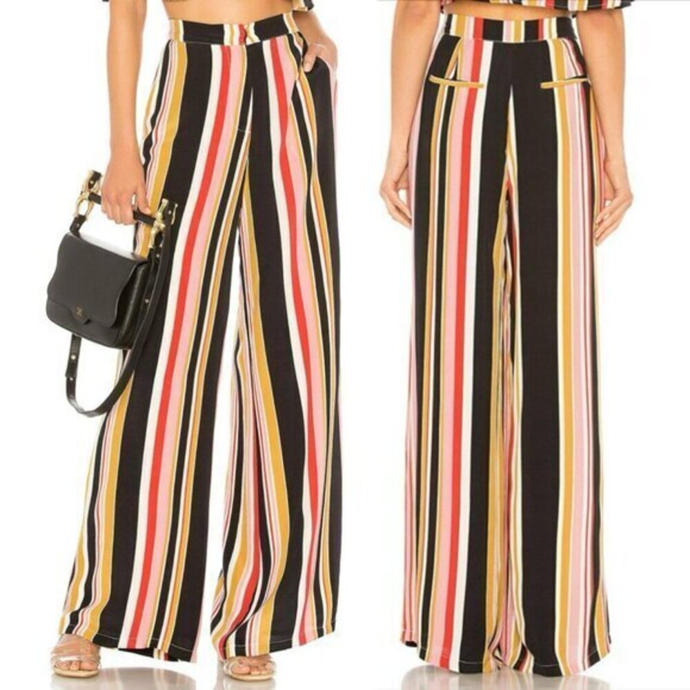 House of Harlow 1960 xREVOLVE Mona Pant in Red Multi Stripe